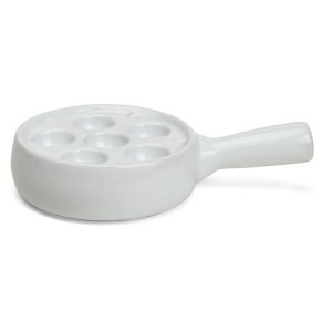 Snigelpanna 6 hål Fältspatporslin Exxent.