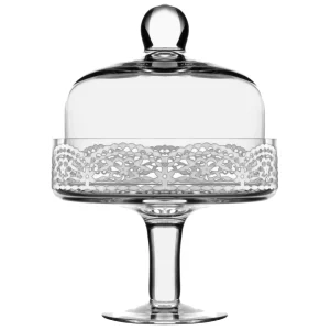 Glasfat med glashuv 135mm