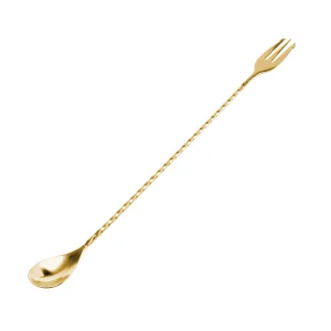 Barsked 31,5cm Trident guld