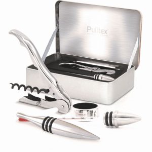 Vinöppnare med 4 delar Rostfritt stål Pwc, Pulltex.