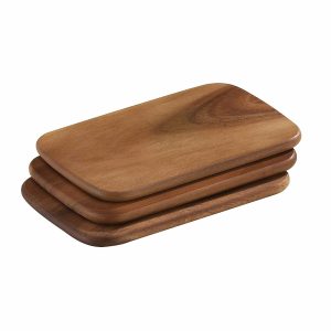 Frukostbricka 22x15cm 3-pack Akacia Zassenhaus.