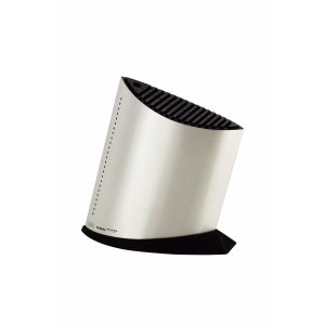 Knivblock för 13 knivarinklusive  skärpstav Rostfritt stål Global.