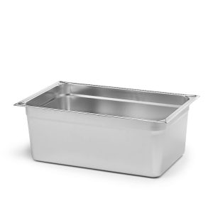 Kantin GN 1/1-200 utan handtag Rostfritt stål 18/10 Patina.