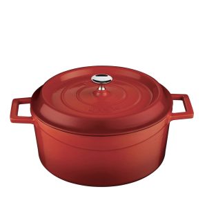 Gjutjärnsgryta 4,5L Röd, Lava