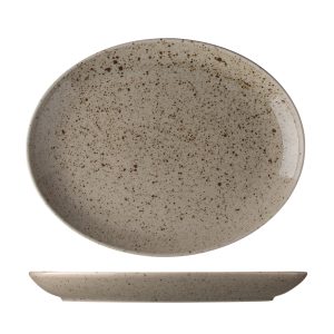 Flat tallrik oval 32cm Lifestyle Natural Benedikt