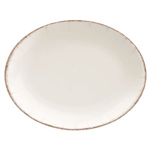 Flat tallrik oval 320mm Retro Bonna
