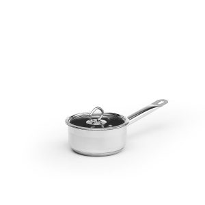 Kastrull 1,0L Rostfritt stål 18/10 Patina.