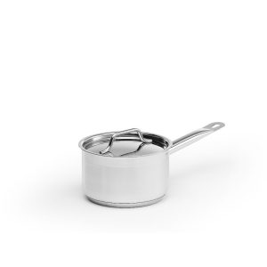 Kastrull med lock 1,8L Rostfritt stål Patina.