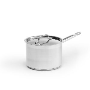 Kastrull med lock 4,0L Rostfritt stål Patina.