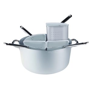 Pastakittel 18L /36cm inkl 4 pastakorgar Aluminium Agnelli