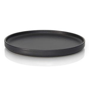 Flat tallrik 22cm Geo graphite
