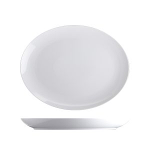 Flat tallrik oval 280x220mm Basic Benedikt