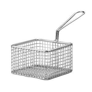 Minifritöskorg 100x100mm Rostfritt stål, Patina